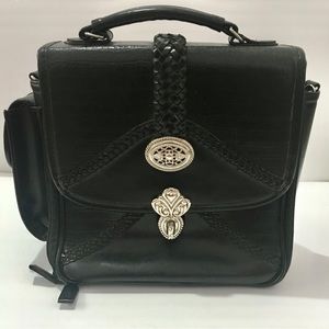 Black Leather Purse